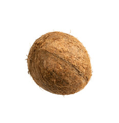 Coconut Isolated, Fresh Brown Cocos, Coco Nut