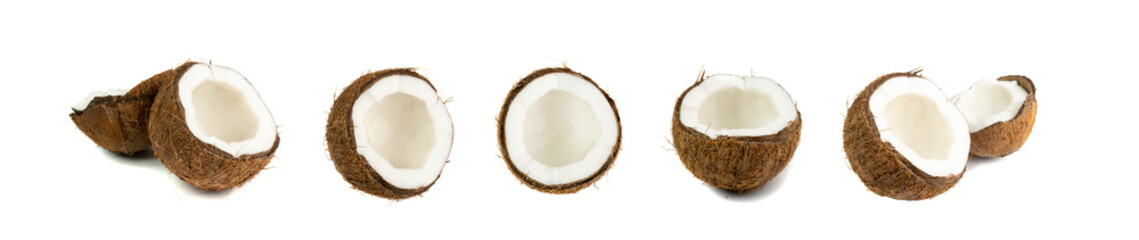 Coconut Isolated, Fresh Brown Cocos, Coco Nut
