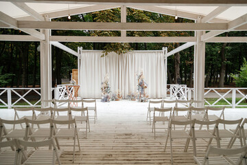 pavilion for wedding ceremony wedding day