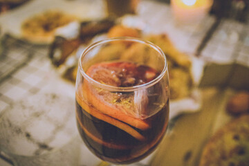 glass of wine