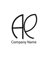 AE,EA,A,E abstract logo letters monograms.