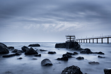 storm over the sea - Kuwait