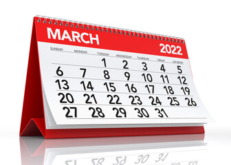 March 2022 Calendar