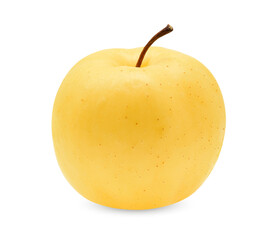 Yellow Apple isolated on white background