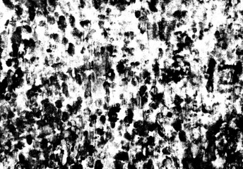 不思議なニュアンスのある壁紙　白壁に黒い模様