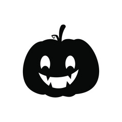 Pumpkin icon vector. Halloween illustration sign. pumpkin faces symbol or logo.