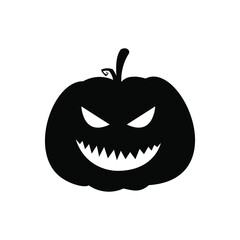 Pumpkin icon vector. Halloween illustration sign. pumpkin faces symbol or logo.