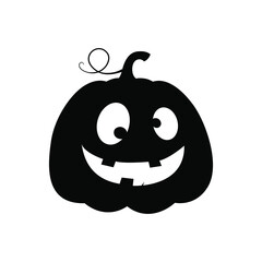 Pumpkin icon vector. Halloween illustration sign. pumpkin faces symbol or logo.