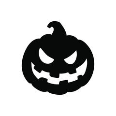 Pumpkin icon vector. Halloween illustration sign. pumpkin faces symbol or logo.
