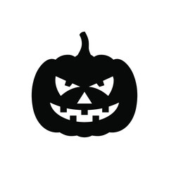 Pumpkin icon vector. Halloween illustration sign. pumpkin faces symbol or logo.