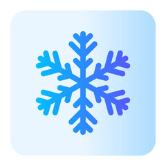 snowflake gradient icon