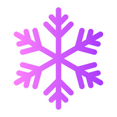 snowflake gradient icon
