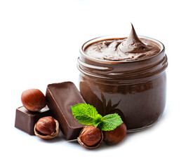 Chocolate spread with filbert nuts