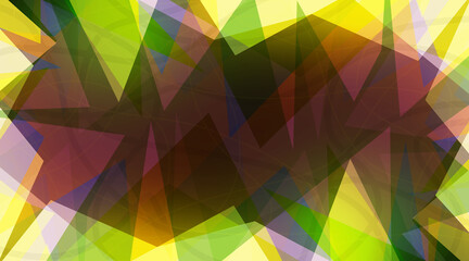 abstract colorful background with triangles