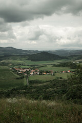 View from Radob&yacute;l hill, Czech Central Highlands