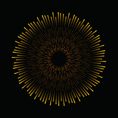 starburst hand drawn, vintage radial starburst, abstract line sunshine vector illustration
