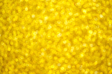 Luxury gold glitter with bokeh background, de-focused. concept for chrismas, holiday, happy new year, decoration.