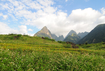 Mountain scenery of Sapa, Northwest Vietnam