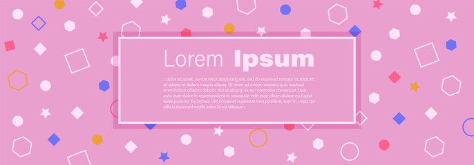 Vector flyer template. Abstract background with copy space for inspirational and encouraging thoughts