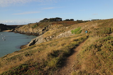 Fototapeta na wymiar GR 340, tour de Belle Ile