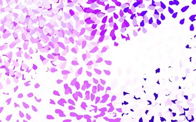 Light Pink vector texture with abstract forms.