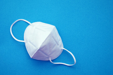KN95 or N95 FFP2 mask for protection pm 2.5 and corona virus (COVID-19). Anti pollution mask.air...