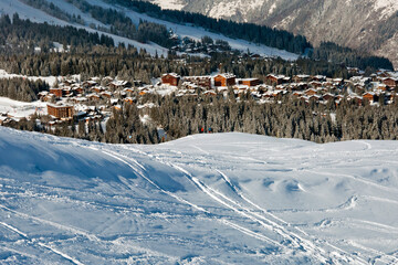 Courchevel 1850 Three Valleys Ski Resort French Alps France