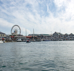 Obraz premium Cape Town Victoria from sea