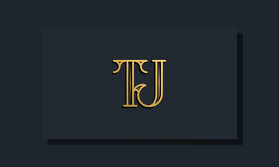 Minimal Inline style Initial TJ logo.