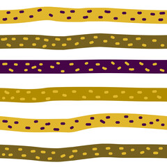 Seamless pattern with jagged lines and chaotic blots. Vector background for print.