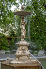 Obraz premium Old fountain in the Sverdlov Park.