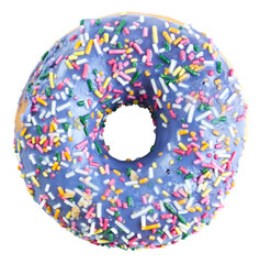 Donut isolated on white background