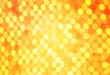 Light Yellow vector background with spots.