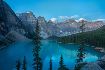 Morraine Lake Mountains