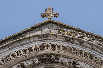 Church of Our Lady of Oliveira (Nossa Senhora da Oliveira) in Guimaraes, Portugal. Nossa Senhora da Oliveira - one of the most significant examples of Gothic architecture in north of country.