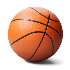 Basketball ball isolated on white background 3d
