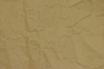 Brown wrinkled art paper background for design your texture concept.