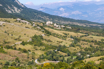 Panorama di Roccacaramanico in Abruzzo