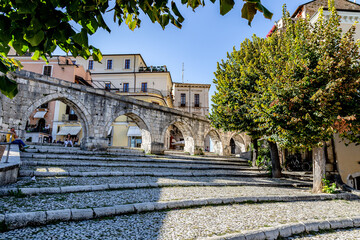 L'acquedotto medievale di piazza Garibaldi a Sulmona in Abruzzo