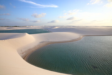 View of Lencois Maranhenses National Park, Brazil