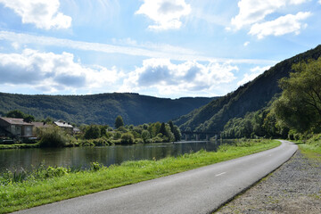 landscape nature river France Ardenne