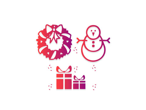 Christmas Elements Vector Png