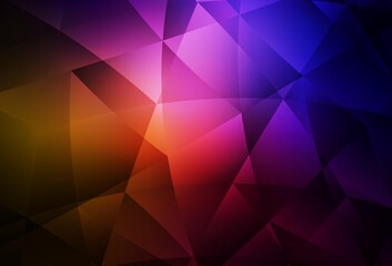 Obraz premium Dark Pink, Red vector abstract mosaic backdrop.
