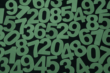 Background of numbers or seamless pattern with numbers.