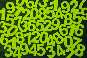 Background of numbers or seamless pattern with numbers.