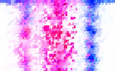 Light Pink vector template with rhombus.