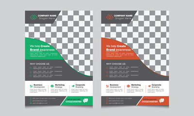 corporate business flyer template
