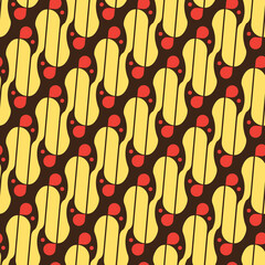 Batik parang seamless pattern