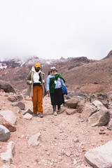 Female local tourist guide from an indigenous community.