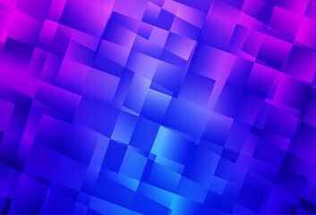 Light Pink, Blue vector background in polygonal style.